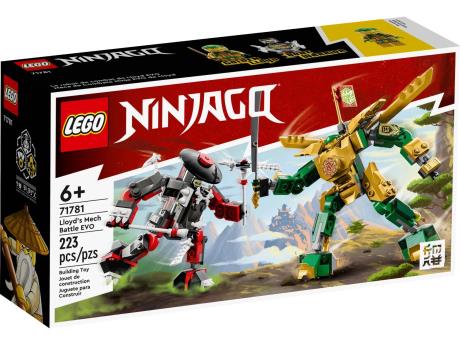 Конструктор LEGO NINJAGO Битва робота Ллойда ЕВО 223 деталі (71781) - фото 0