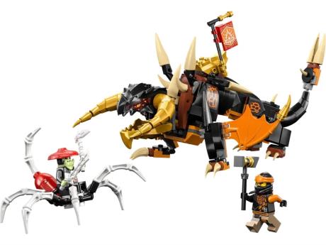 Конструктор LEGO NINJAGO Земляний дракон Коула ЕВО 285 деталей (71782) - фото 0