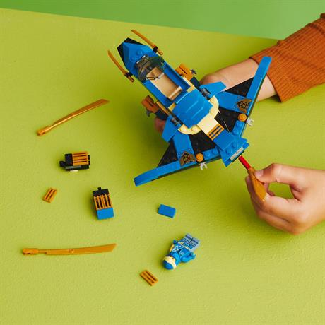 Конструктор LEGO NINJAGO Реактивний літак Джея ЕВО 146 деталей (71784) - фото 3