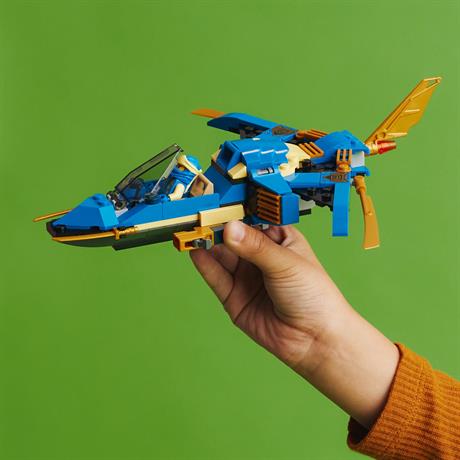 Конструктор LEGO NINJAGO Реактивный самолет Джея ЭВО 146 деталей (71784) - фото 5