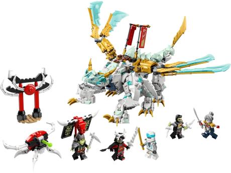 Конструктор LEGO NINJAGO Крижаний Дракон Зейна 973 деталі (71786) - фото 0