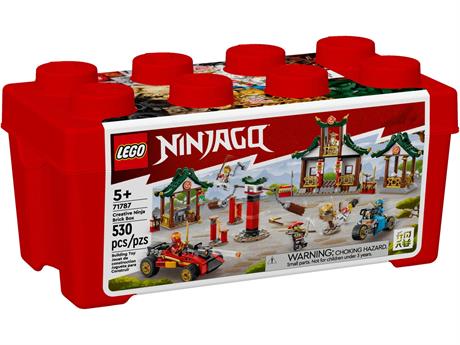 Конструктор LEGO NINJAGO Ниндзя Коробка с кубиками для творчества 530 деталей (71787) - фото 0