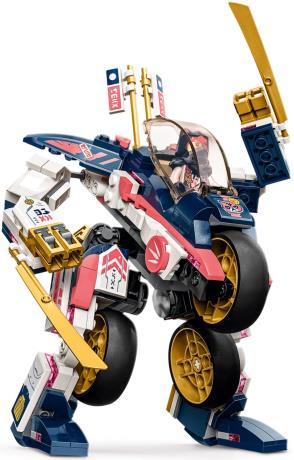 Конструктор LEGO NINJAGO Перегоновий робобайк-трансформер Сори 384 деталі (71792) - фото 0