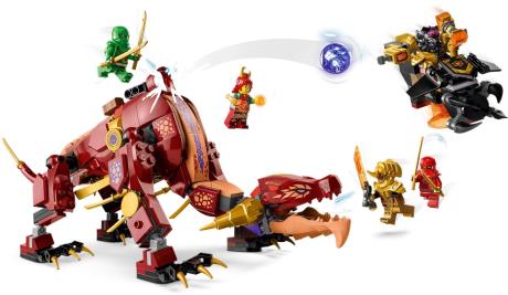 Конструктор LEGO NINJAGO Вулканічний Дракон, що трансформує Хітвейва 479 деталей (71793) - фото 0