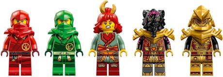 Конструктор LEGO NINJAGO Вулканічний Дракон, що трансформує Хітвейва 479 деталей (71793) - фото 0