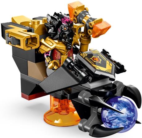 Конструктор LEGO NINJAGO Вулканічний Дракон, що трансформує Хітвейва 479 деталей (71793) - фото 0