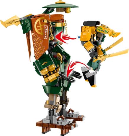 Конструктор LEGO NINJAGO Командні роботи ніндзя Ллойда й Арін 764 деталі (71794) - фото 0