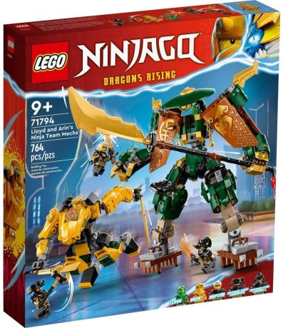Конструктор LEGO NINJAGO Командні роботи ніндзя Ллойда й Арін 764 деталі (71794) - фото 0