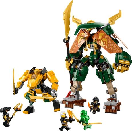 Конструктор LEGO NINJAGO Командні роботи ніндзя Ллойда й Арін 764 деталі (71794) - фото 0