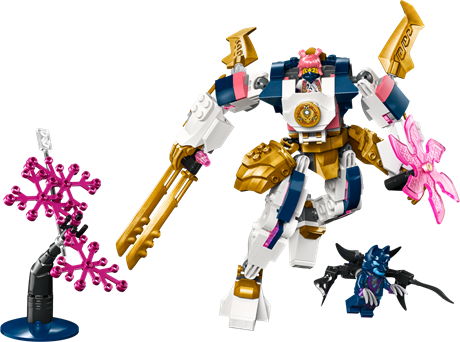 Конструктор LEGO NINJAGO Робот технической стихии Соры 209 деталей (71807) - фото 4