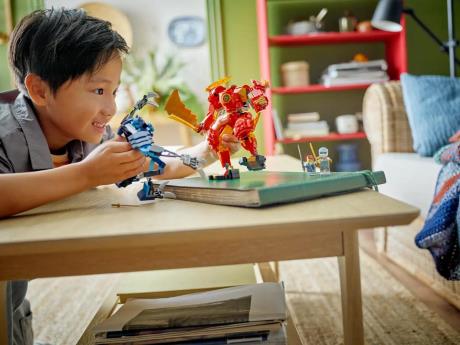 Конструктор LEGO NINJAGO Робот огненной стихии Кая 322 детали (71808) - фото 3