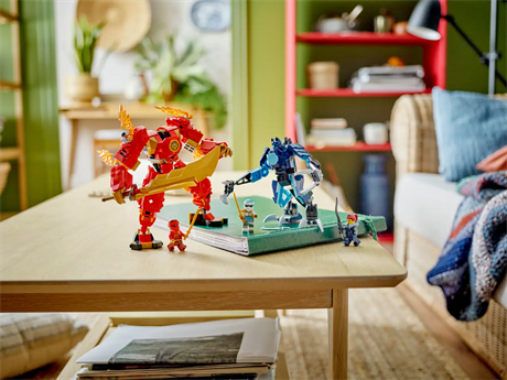 Конструктор LEGO NINJAGO Робот огненной стихии Кая 322 детали (71808) - фото 5