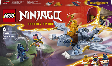 Конструктор LEGO NINJAGO Молодой дракон Рию 132 детали (71810) - фото 2