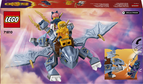Конструктор LEGO NINJAGO Молодой дракон Рию 132 детали (71810) - фото 3
