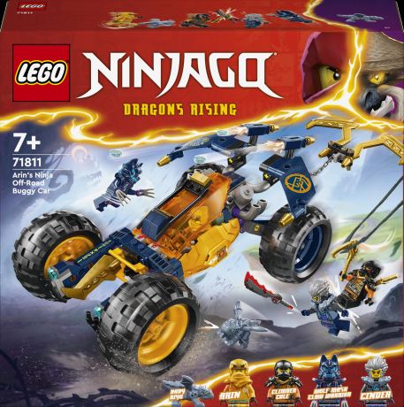 Конструктор LEGO NINJAGO Багі для бездоріжжя ніндзя Арін 267 деталей (71811) - фото 7