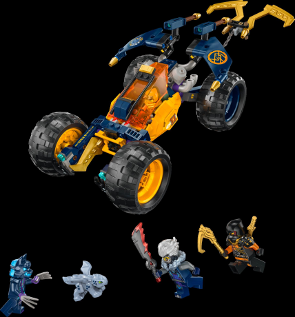 Конструктор LEGO NINJAGO Багі для бездоріжжя ніндзя Арін 267 деталей (71811) - фото 9