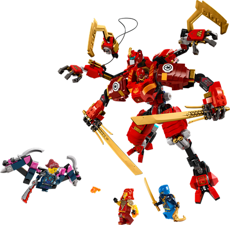Конструктор LEGO NINJAGO Робот-скалолаз ниндзя Кай 623 детали (71812) - фото 4