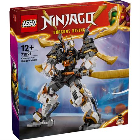 Конструктор LEGO NINJAGO Драконовий робот-титан Коула 1055 деталей (71821) - фото 0