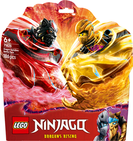 Конструктор LEGO NINJAGO Бойовий набір дракона Спін-джитсу 186 деталей (71826) - фото 2