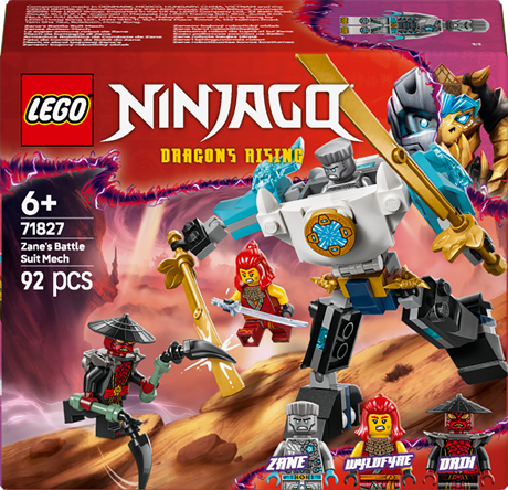 Конструктор LEGO NINJAGO Бойовий костюм-робот Зейна 92 деталі (71827) - фото 2