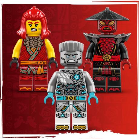 Конструктор LEGO NINJAGO Боевой костюм-робот Зейна 92 детали (71827) - фото 7
