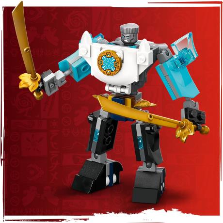 Конструктор LEGO NINJAGO Боевой костюм-робот Зейна 92 детали (71827) - фото 5