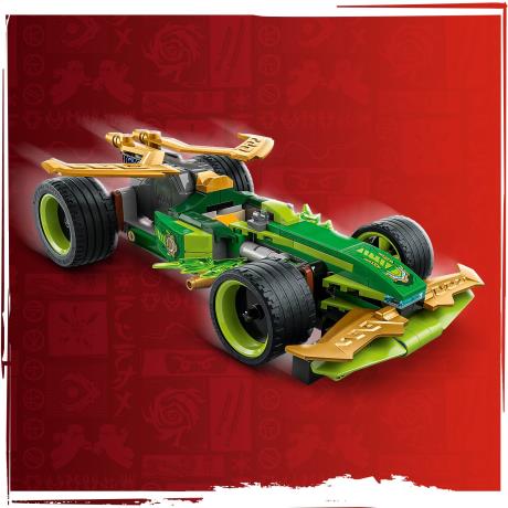 Конструктор LEGO NINJAGO Автомобиль для гонок Ллойда с инерционным двигателем 181 деталь (71828) - фото 6