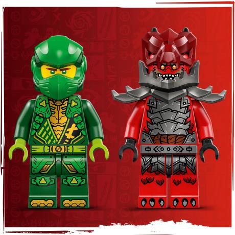 Конструктор LEGO NINJAGO Автомобиль для гонок Ллойда с инерционным двигателем 181 деталь (71828) - фото 7