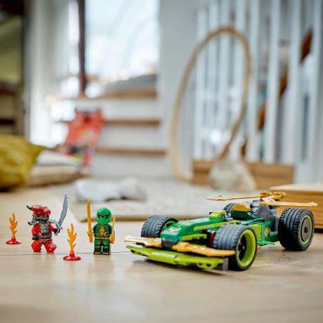 Конструктор LEGO NINJAGO Автомобиль для гонок Ллойда с инерционным двигателем 181 деталь (71828) - фото 10