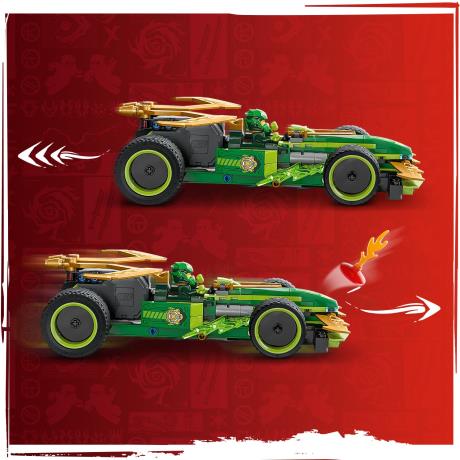 Конструктор LEGO NINJAGO Автомобиль для гонок Ллойда с инерционным двигателем 181 деталь (71828) - фото 5