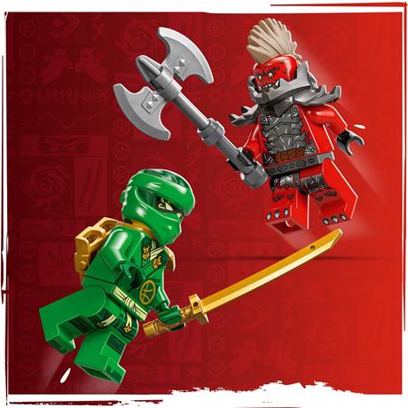 Конструктор LEGO NINJAGO Зелений лісовий дракон Ллойда 128 деталей (71829) - фото 7