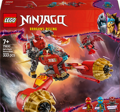 Конструктор LEGO NINJAGO Штормовой робот-всадник Кая 333 детали (71830) - фото 2