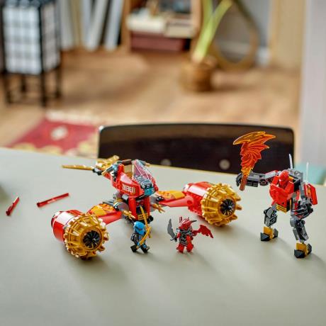 Конструктор LEGO NINJAGO Штормовий робот-вершник Кая 333 деталі (71830) - фото 10