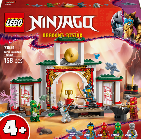 Конструктор LEGO NINJAGO Храм ніндзя Спін-джитсу 158 деталей (71831) - фото 2