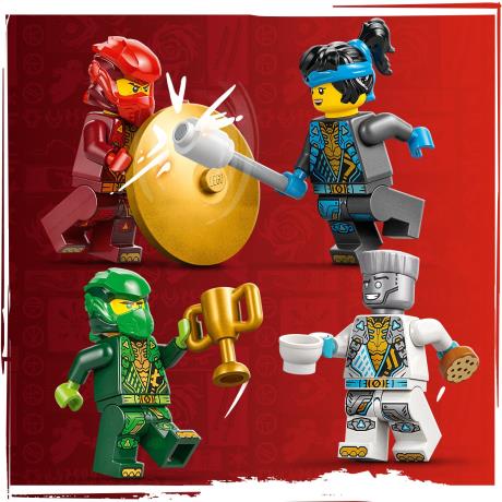 Конструктор LEGO NINJAGO Храм ниндзя Спин-джитсу 158 деталей (71831) - фото 7