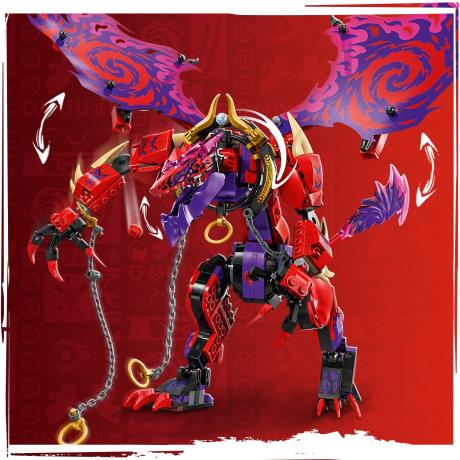 Конструктор LEGO NINJAGO Громовержець Дракон Хаосу 668 деталей (71832) - фото 6