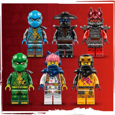 Конструктор LEGO NINJAGO Громовержець Дракон Хаосу 668 деталей (71832) - фото 7