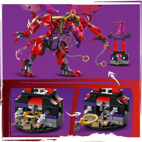 Конструктор LEGO NINJAGO Громовержець Дракон Хаосу 668 деталей (71832) - фото 5