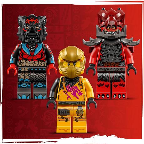 Конструктор LEGO NINJAGO Суперштормовий реактивний літак Рас та Арін 510 деталей (71833) - фото 7