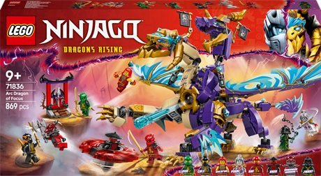 Конструктор LEGO NINJAGO Arc Dragon of Focus 869 деталей (71836) - фото 2