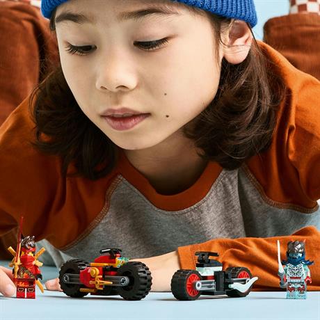Конструктор LEGO NINJAGO Швидкісні перегони Кая на мотоциклі 79 деталей (71838) - фото 5