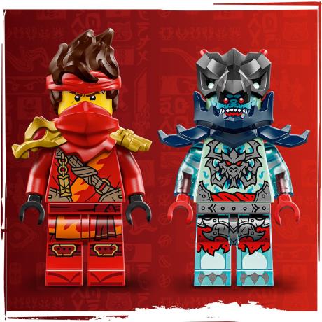 Конструктор LEGO NINJAGO Скоростная гонка Кая на мотоцикле 79 деталей (71838) - фото 7