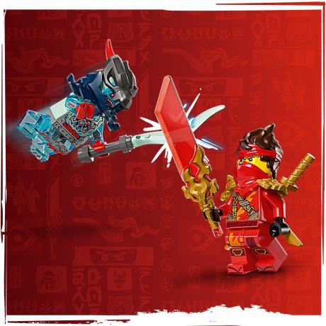 Конструктор LEGO NINJAGO Скоростная гонка Кая на мотоцикле 79 деталей (71838) - фото 8