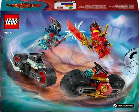 Конструктор LEGO NINJAGO Швидкісні перегони Кая на мотоциклі 79 деталей (71838) - фото 12