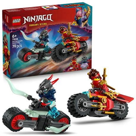 Конструктор LEGO NINJAGO Швидкісні перегони Кая на мотоциклі 79 деталей (71838) - фото 0