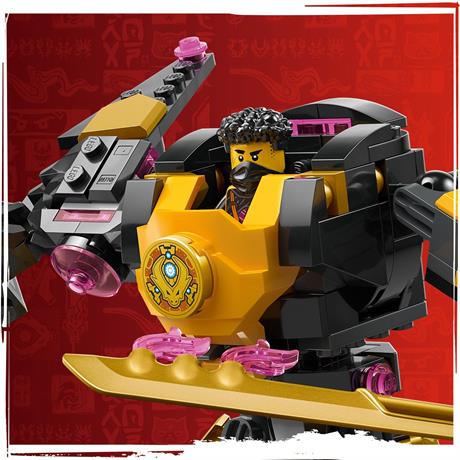 Конструктор LEGO NINJAGO Бойовий робот Арін Спін-джитсу 213 деталей (71839) - фото 4