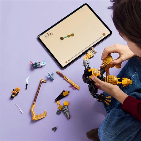 Конструктор LEGO NINJAGO Бойовий робот Арін Спін-джитсу 213 деталей (71839) - фото 6