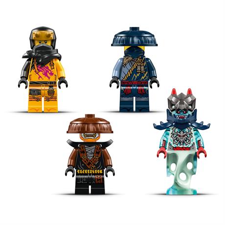 Конструктор LEGO NINJAGO Розбійник Робот-вершник на драконі 584 деталі (71843) - фото 4