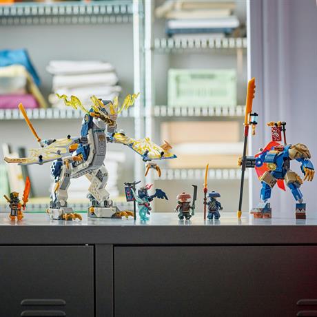 Конструктор LEGO NINJAGO Розбійник Робот-вершник на драконі 584 деталі (71843) - фото 5