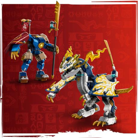 Конструктор LEGO NINJAGO Розбійник Робот-вершник на драконі 584 деталі (71843) - фото 6